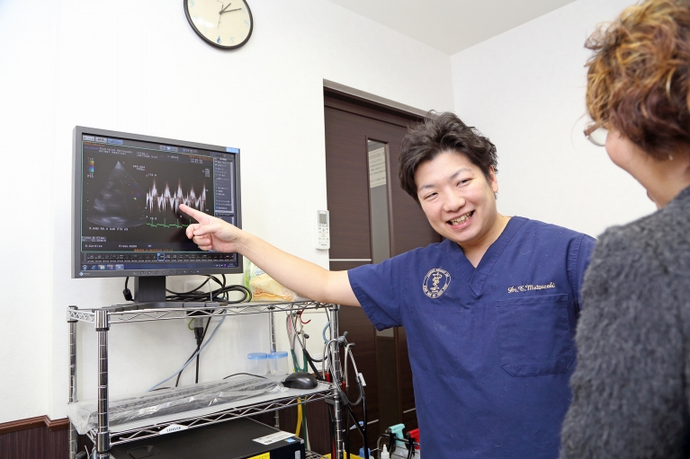 心臓病の治療に力を入れている動物病院なら大和市の、つきみ野松崎動物病院